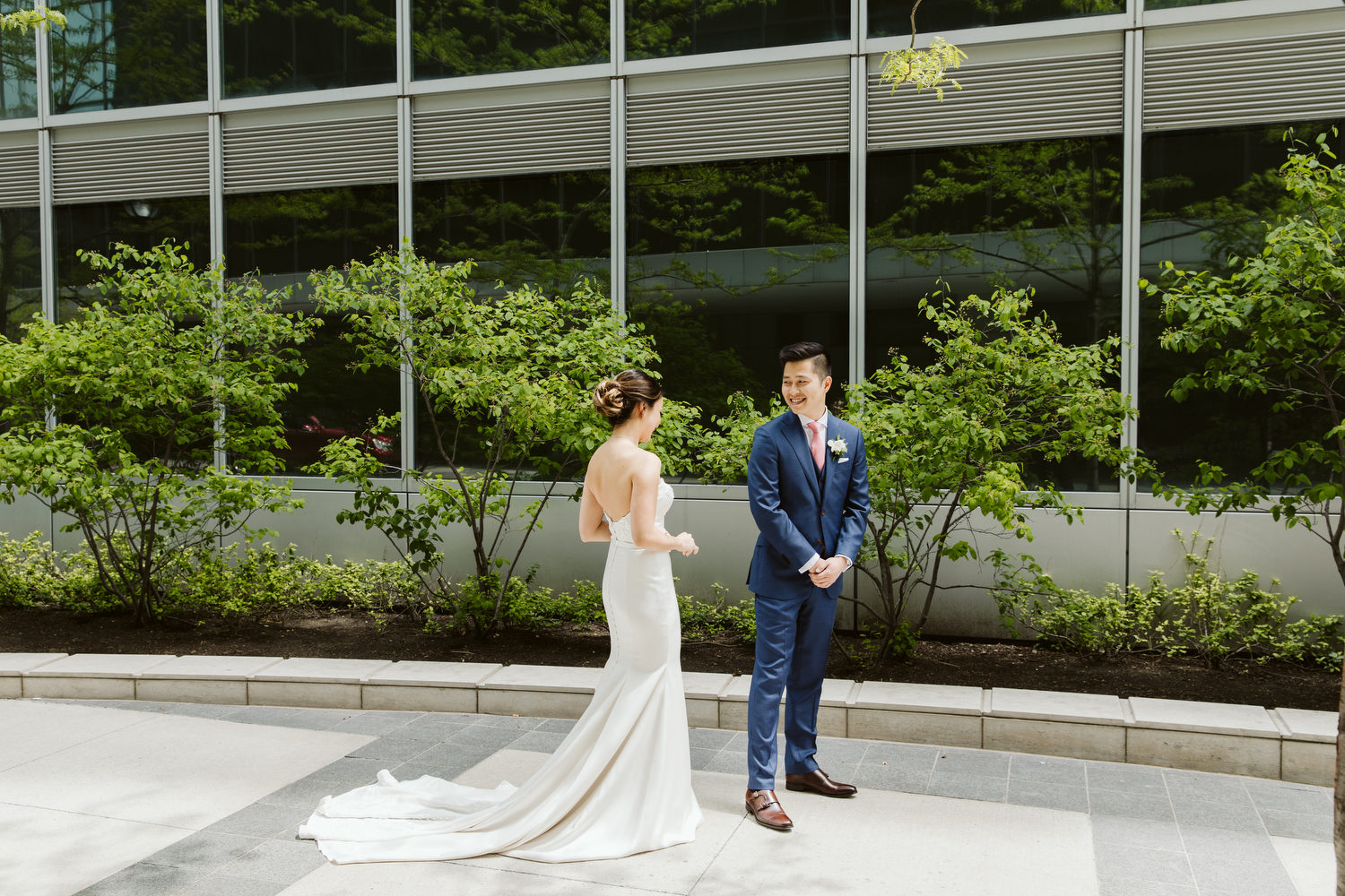 First look wedding phtography at 99 Sudbury Toronto