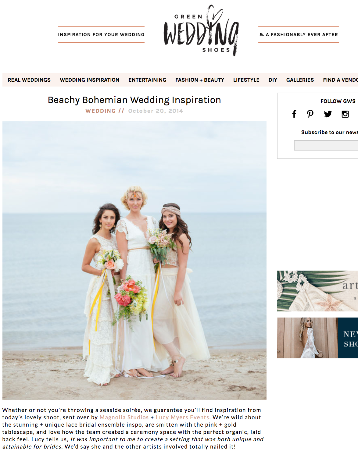 Green Wedding Shoes