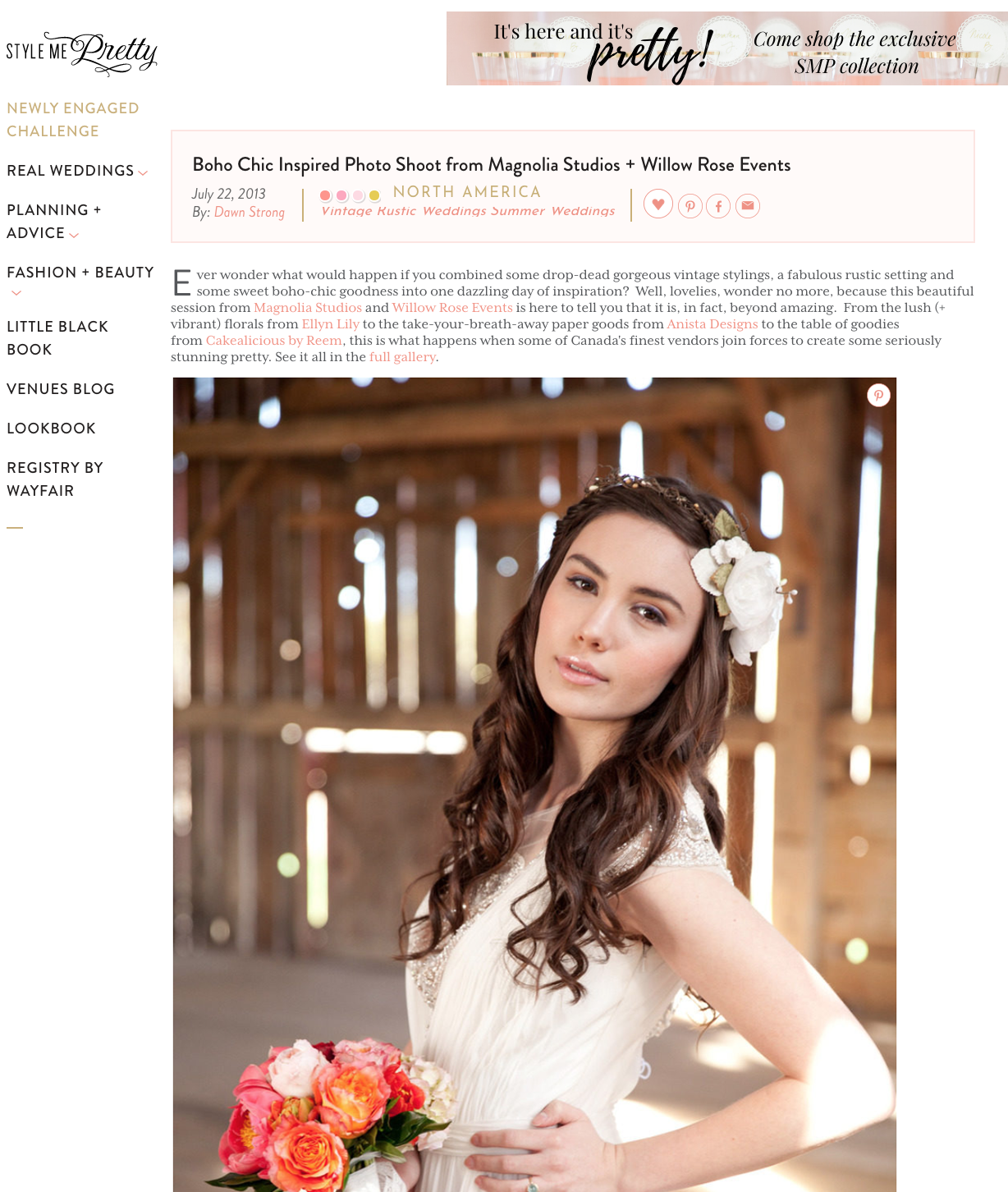 Style Me Pretty Styled Shoot