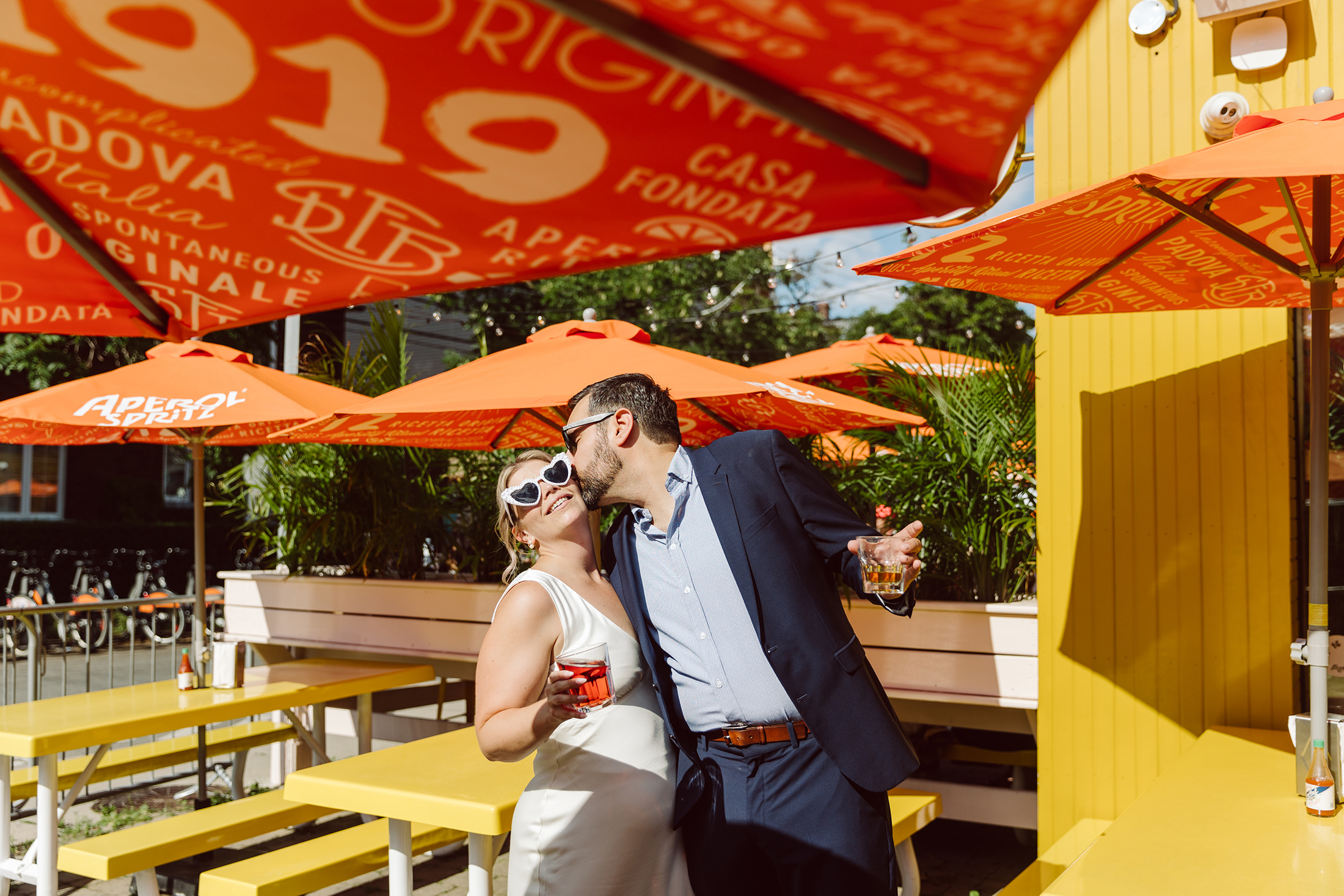 Colourful creative toronto engagement photography