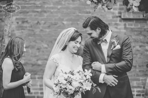 A wedding ceremony in a unique venue in toronto